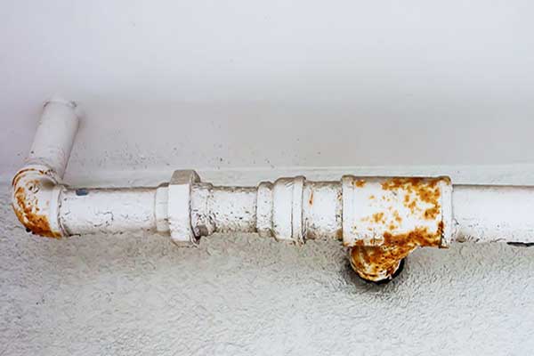 Deteriorated Water Pipe